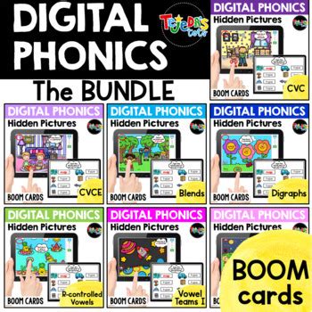 BOOM Cards: Digital Phonics Bundle by Brenda Tejeda | TPT