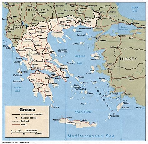 map of greece