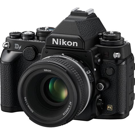 Nikon Df DSLR Camera with 50mm f/1.8 Lens (Black) 1527 B&H Photo