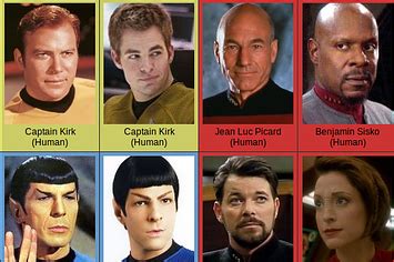 Every Major "Star Trek" Character Through The Years