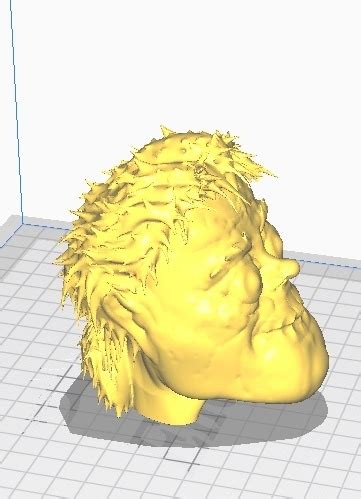 STL file SCULPTURE AYUWOKI 3D PRINT STL FILE HEAD 100 MM EASY PRINT GRINDERKING 🗿・3D printable ...