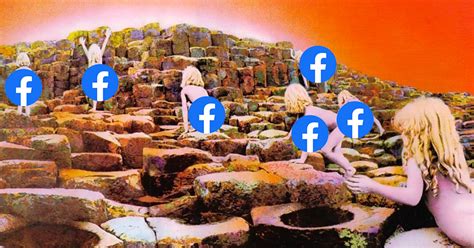 LED ZEPPELIN's Houses of the Holy Artwork Banned On Facebook Because BUTTS!