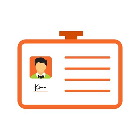 Vector Identity Card Icon 589913 Vector Art at Vecteezy