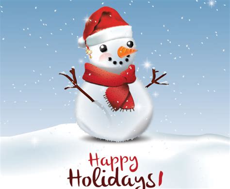 Happy Holidays Greeting Card Vector Art & Graphics | freevector.com