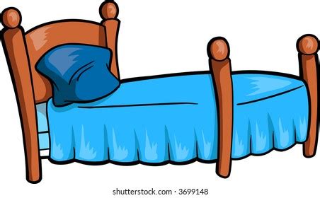 Buy Get Free Bed Clipart, Bedroom Clip Art, Bed Sheets And Pillow, House Furniture, Planner ...