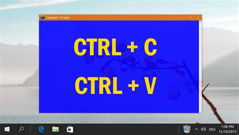 How to Copy and Paste with Ctrl + C and Ctrl + V in Command Prompt (CMD) - WinBuzzer