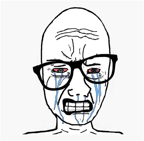 Crying Wojak , Png Download - Crying Angry Rage Face, Transparent Png ...