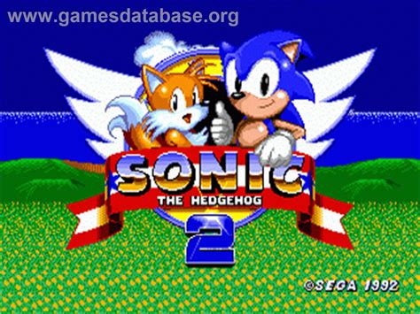 Sonic The Hedgehog 2 - Sega Nomad - Games Database