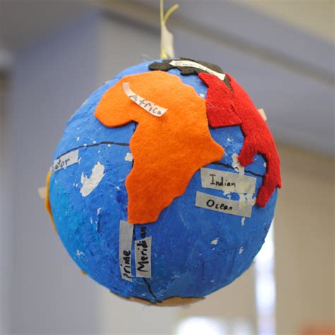 Eclectic Mom - Home - inspired by our teachers: paper mache globes