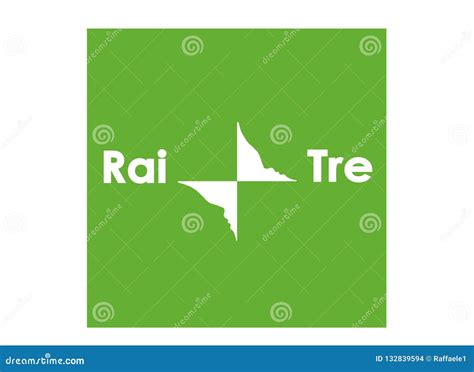 Rai Tre old Logo editorial stock image. Illustration of computer ...