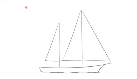 Boat Drawing Ideas » How to draw a Ship Step by Step