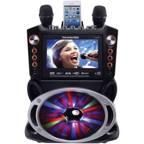 DOK Solutions - DVD/CDG/MP3G Karaoke Machine with 7 Inch TFT Color Screen, Record, Bluetooth and ...