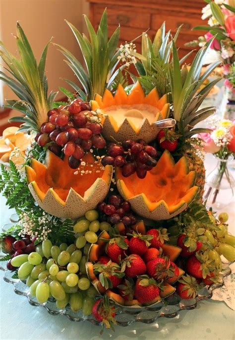 Food Display: The Fruit Cascade | Food displays, Fruit display, Fruit displays