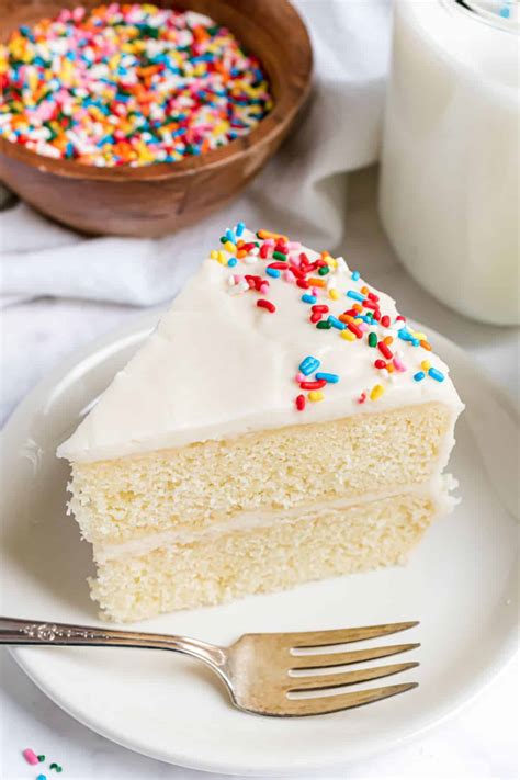 The BEST Vanilla Cake Recipe - Shugary Sweets