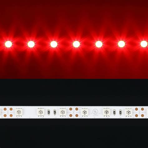 Red LED Strip Light - 12V 24V Waterproof Red LED Strip