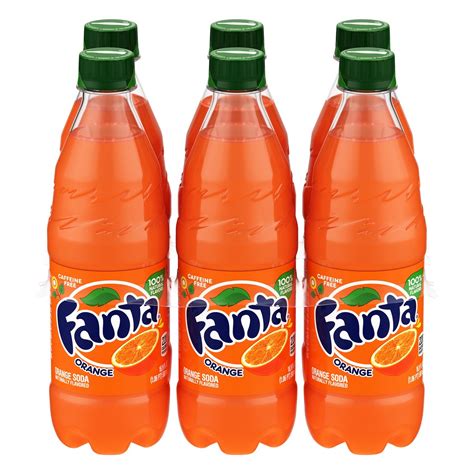 Fanta Orange Soda 6 Pack 6 ct; 16.9 fl oz | Shipt