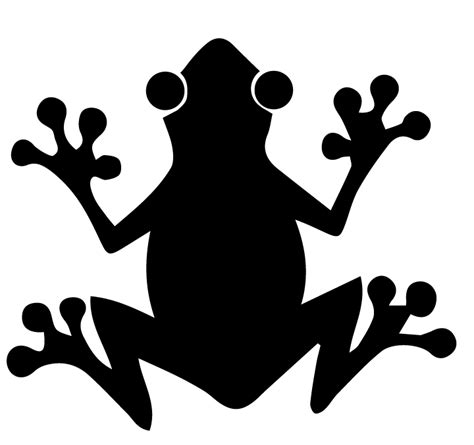 The Tree Frog Silhouette - frog png download - 720*677 - Free ...