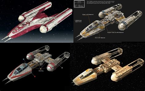 Y-wing Variants - Rebel Scale