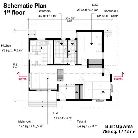 Japanese Small House Plans - Pin-Up Houses