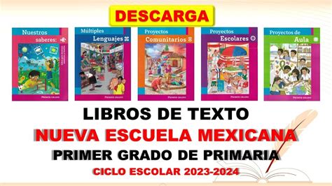 Libros De Texto 2023 Primaria Primer Grado - Image to u