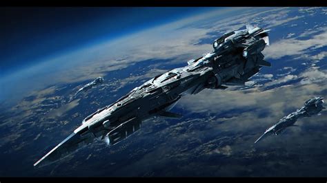 Sci-fi Spaceship Concept Art In Blender And Photoshop Full Process - YouTube