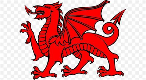 Flag Of Wales Welsh Dragon, PNG, 600x450px, Wales, Animal Figure, Area ...