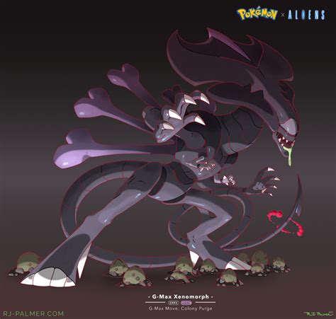 ArtStation - Pokemon x Aliens, RJ Palmer | Pokemon art, Concept art characters, Fantasy ...