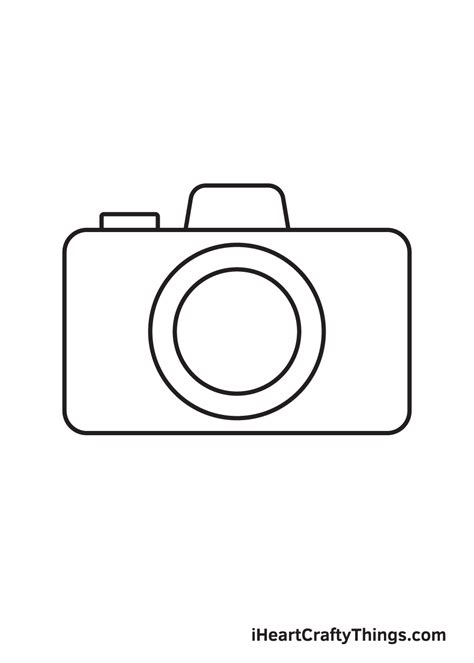 Camera Drawing - How To Draw A Camera Step By Step