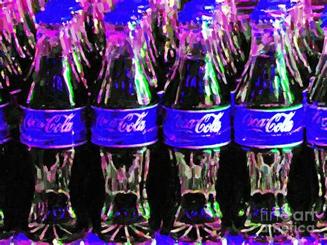 Blue Coca Cola Coke Bottles Photograph by Wingsdomain Art and Photography - Fine Art America