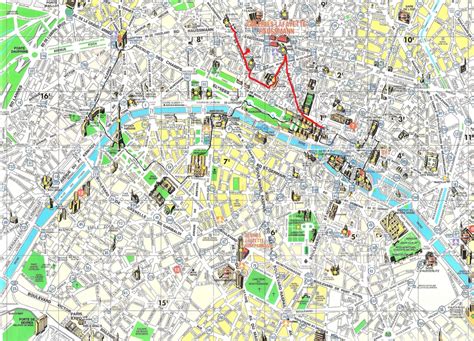 Street Map Of Paris France Printable - Printable Maps