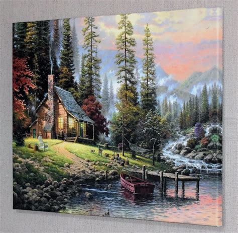 Large Canvas Pictures Arts Landscape Painting Wall Art Prints Canvas ...