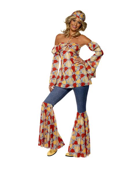 60s 70s Hippie Costume Outfits Hippy Clothes Disco Dress, 47% OFF