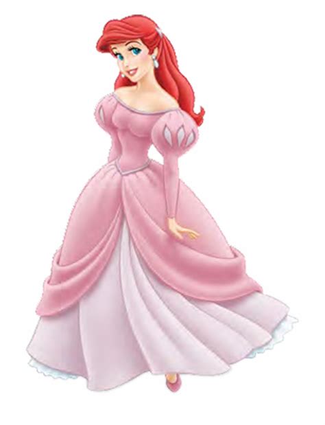 Princess Png Photo Ariel Human Pink Dress - Clip Art Library