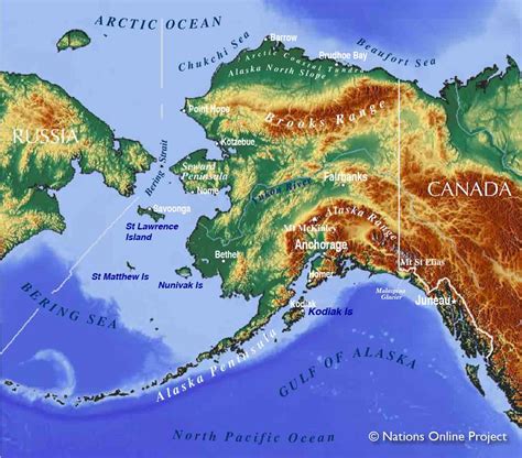 Map Of Alaska Russia Border - Edithe Marchelle