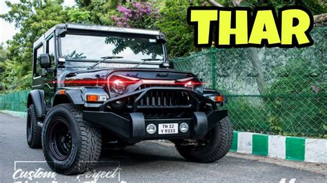 Mahindra Thar Modified With Parts Inspired From Jeep Wrangler ...