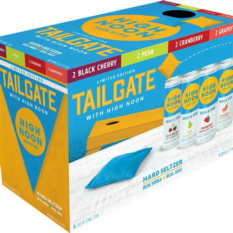 High Noon Spirits Sun Sips Hard Seltzer Tailgate Variety Pack 8 pack 12 oz. Can - Liquors Inc.