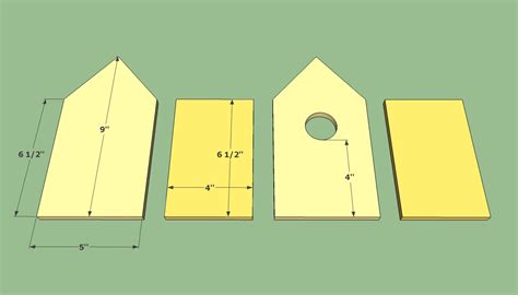 Bird In Everything: Cardinal Bird House Dimensions