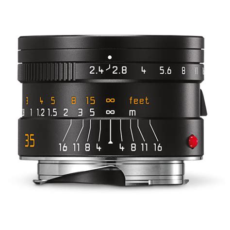 Pre-Owned - Leica - Summarit-M 35mm f/2.4 ASPH. Lens (Black) at Ace Photo