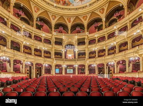 Interior of Hungarian State Opera House, Budapest, Hungary Stock Photo - Alamy