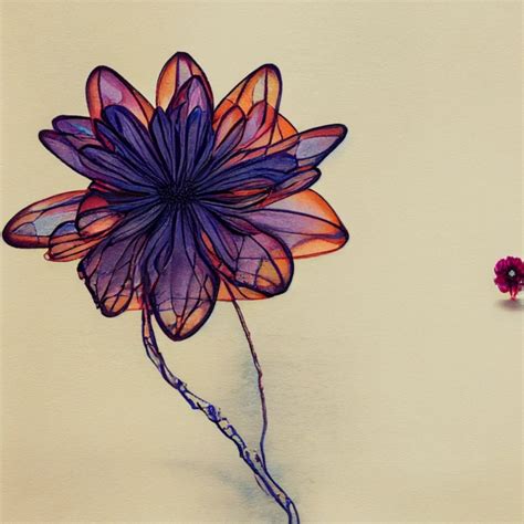 isolated japanese flower, line drawing, 3d unity, | Midjourney | OpenArt