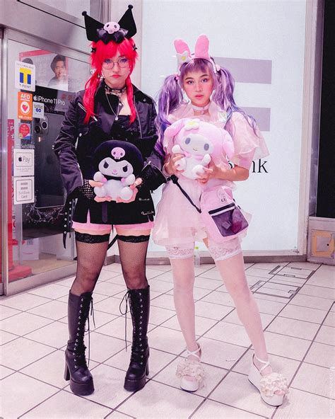 Kuromi Hello Kitty Cosplay