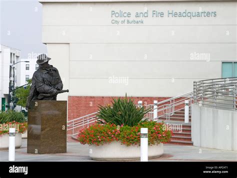 City Of Burbank California Police and Fire Department Headquarters. Horizontal Stock Photo - Alamy