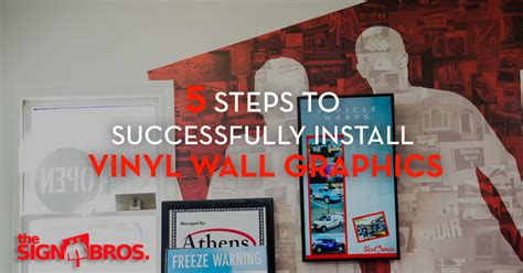 5 Steps To Successfully Install Vinyl Wall Graphics