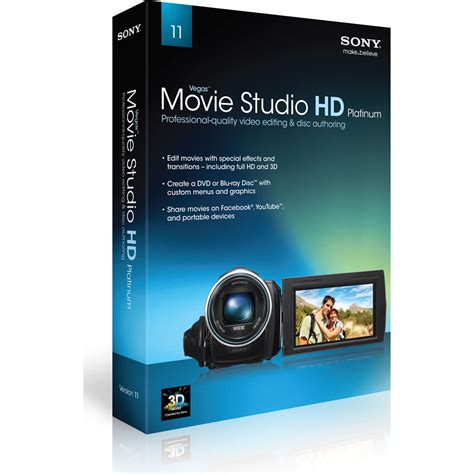 Sony Vegas Movie Studio HD Platinum 11 MSPVMS11000 B&H Photo