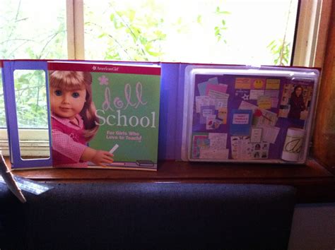 A little doll will do it.....: American Girl Doll school book