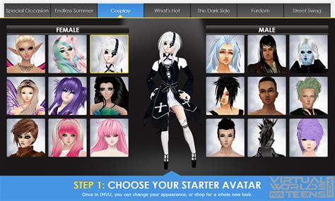 Avatar Games - Virtual Worlds for Teens