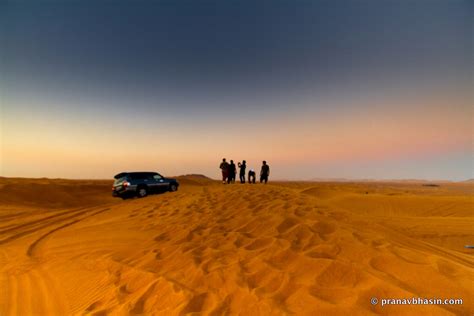 Driving Into The Sunset, Desert Safari, Dubai - YourAmazingPlaces.com