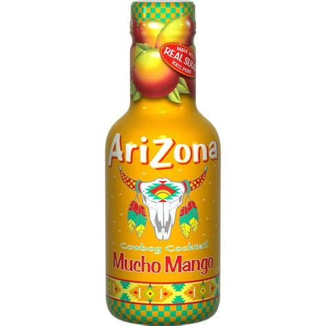 Arizona Mucho Mango Real Sugar 16oz - Walmart.com - Walmart.com