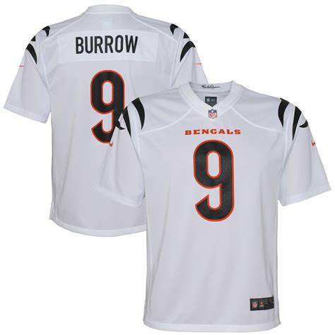 Youth Nike Joe Burrow White Cincinnati Bengals Game Jersey - Walmart.com