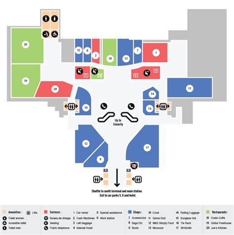 Gatwick North Terminal Maps - Gatwick Airport Guide